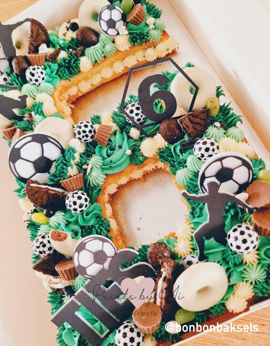Taartdecoratie Voetbal thema