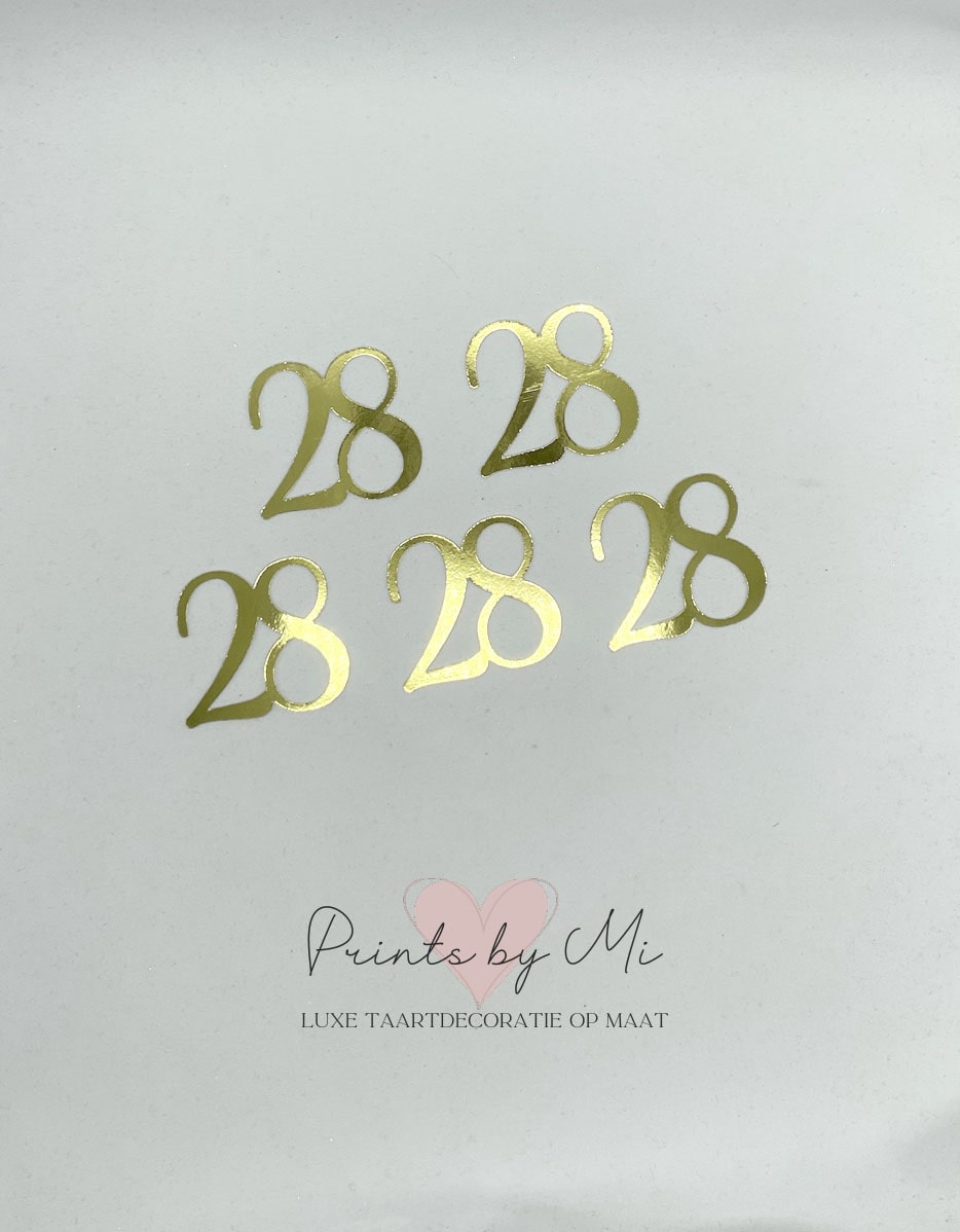 Cupcake toppers Leeftijd