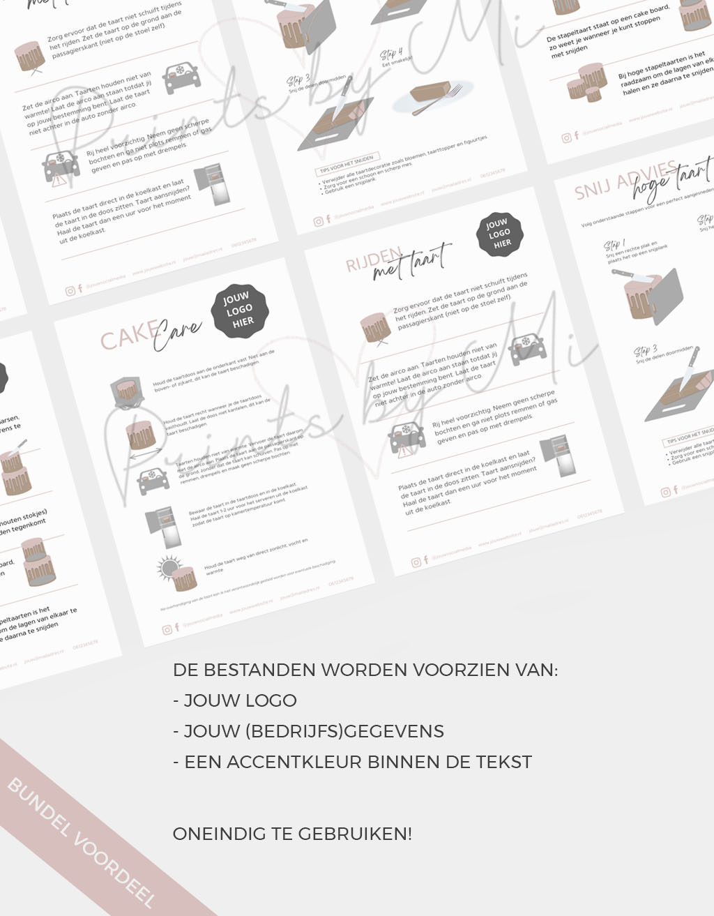 Bundel voordeel DRIE bestanden gepersonaliseerd