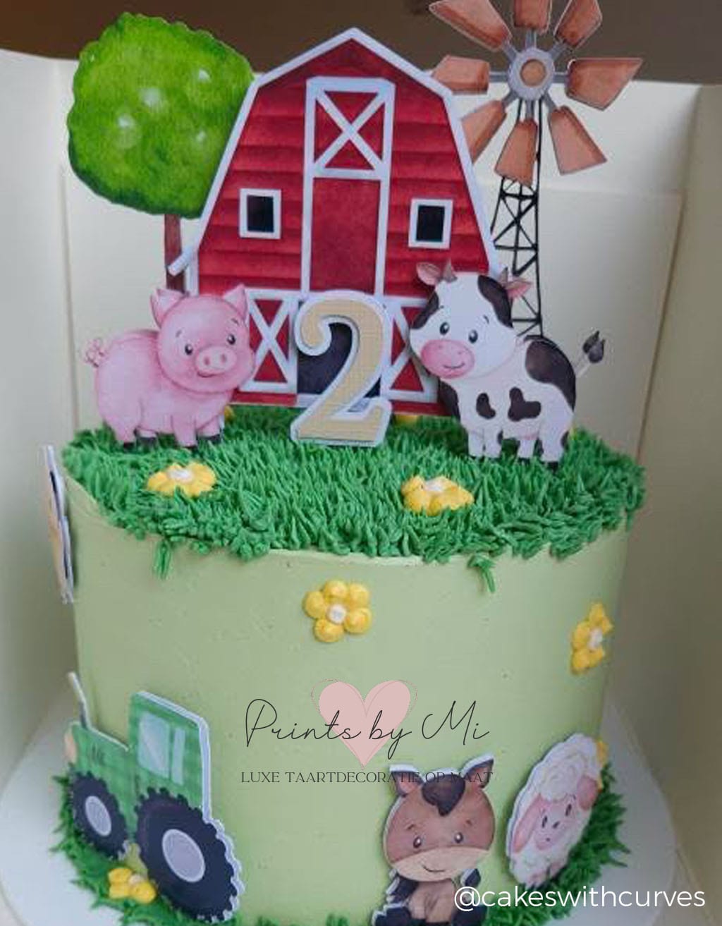 Taartdecoratie Boerderij Jongen
