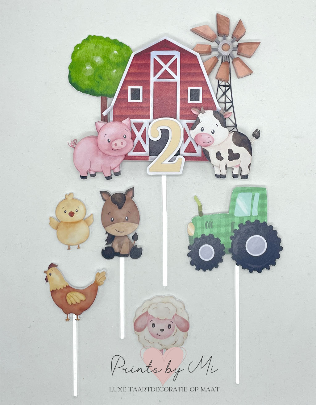 Taartdecoratie Boerderij Jongen