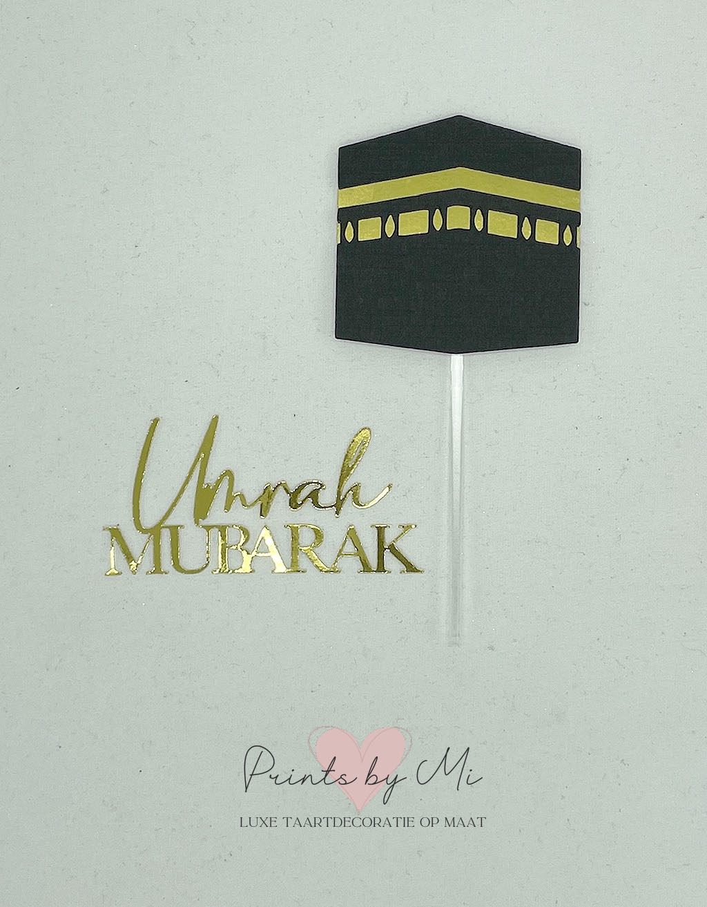 Taartdecoratie set Umrah Mubarak