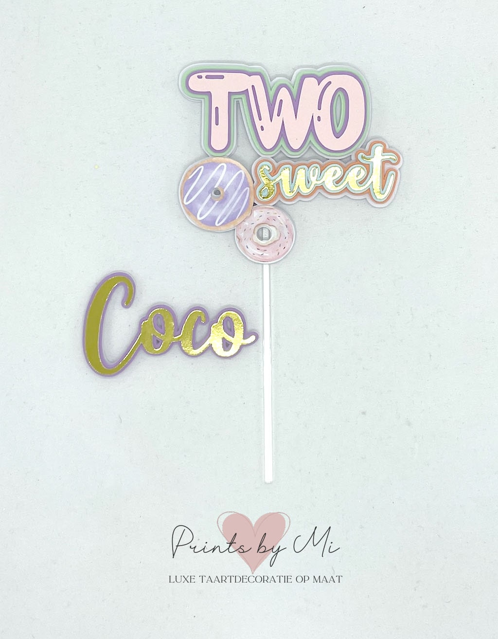 Taartdecoratie Two Sweet