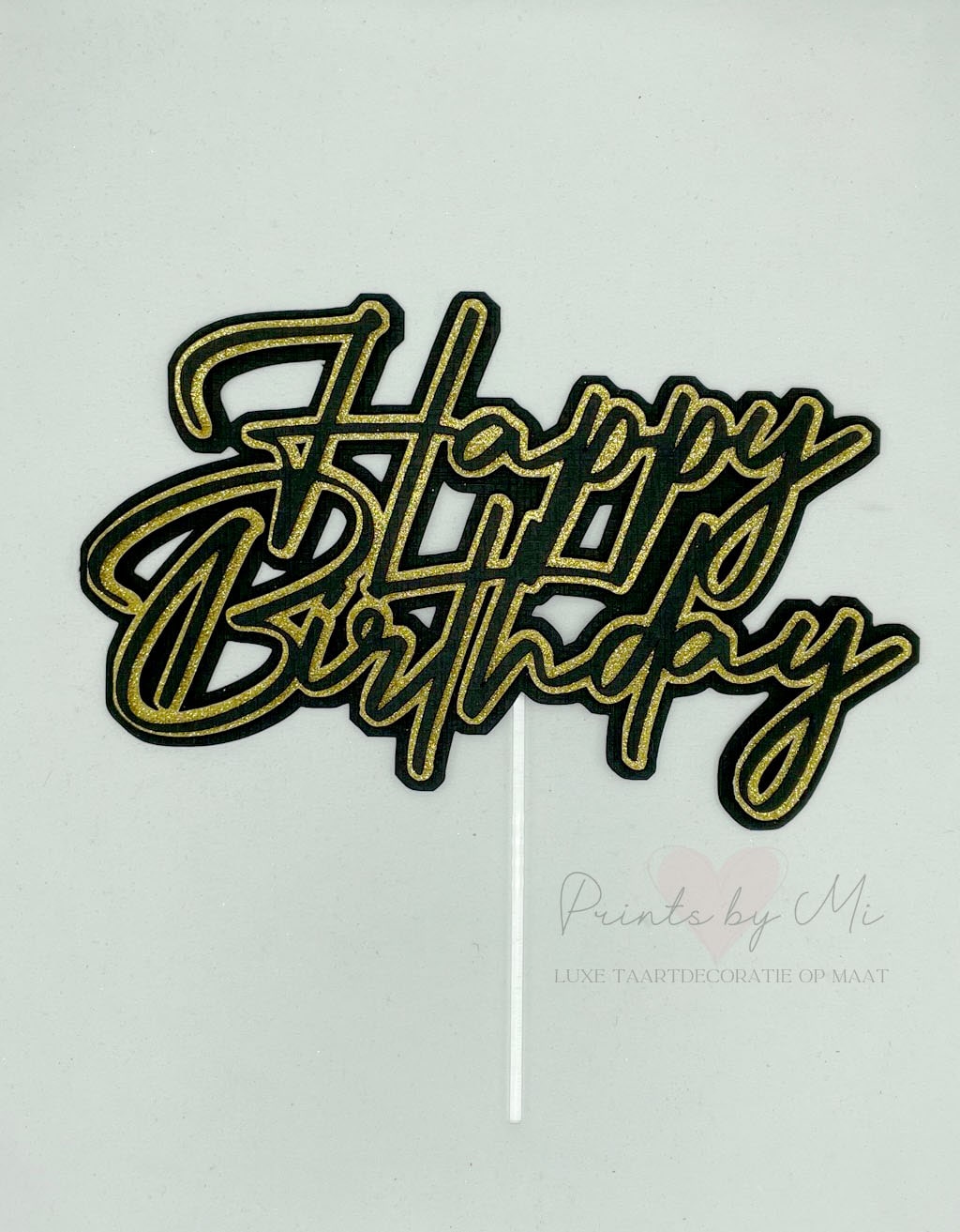 Taarttopper Happy birthday