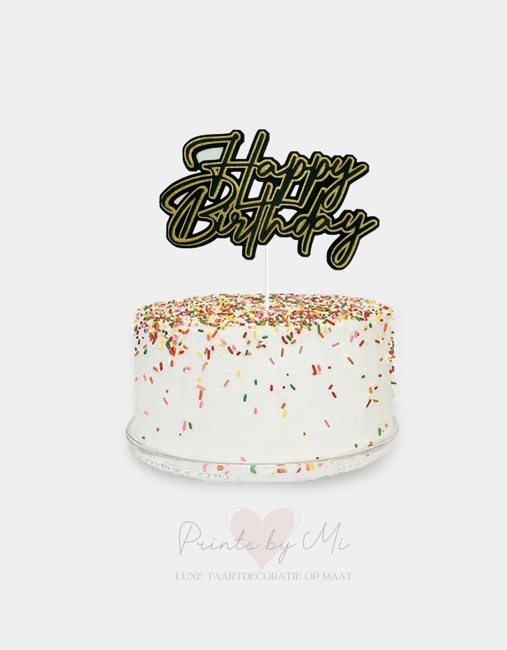 Taarttopper Happy birthday