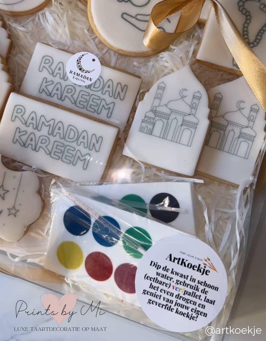 PYO cookie Verfpalets op maat