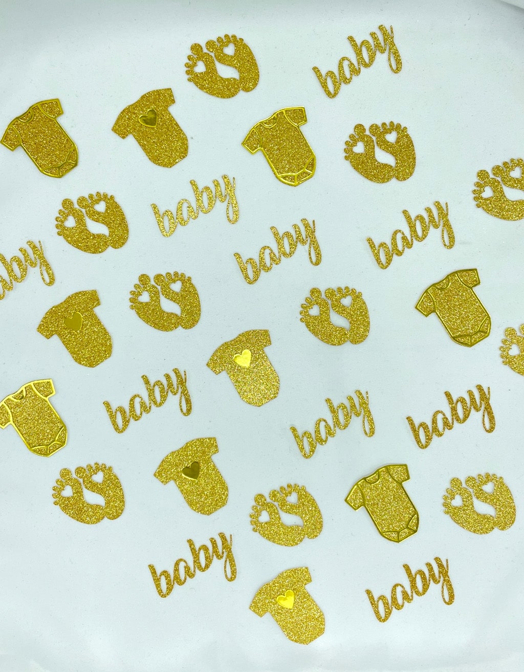 Cupcake toppers Baby Romper Voetjes