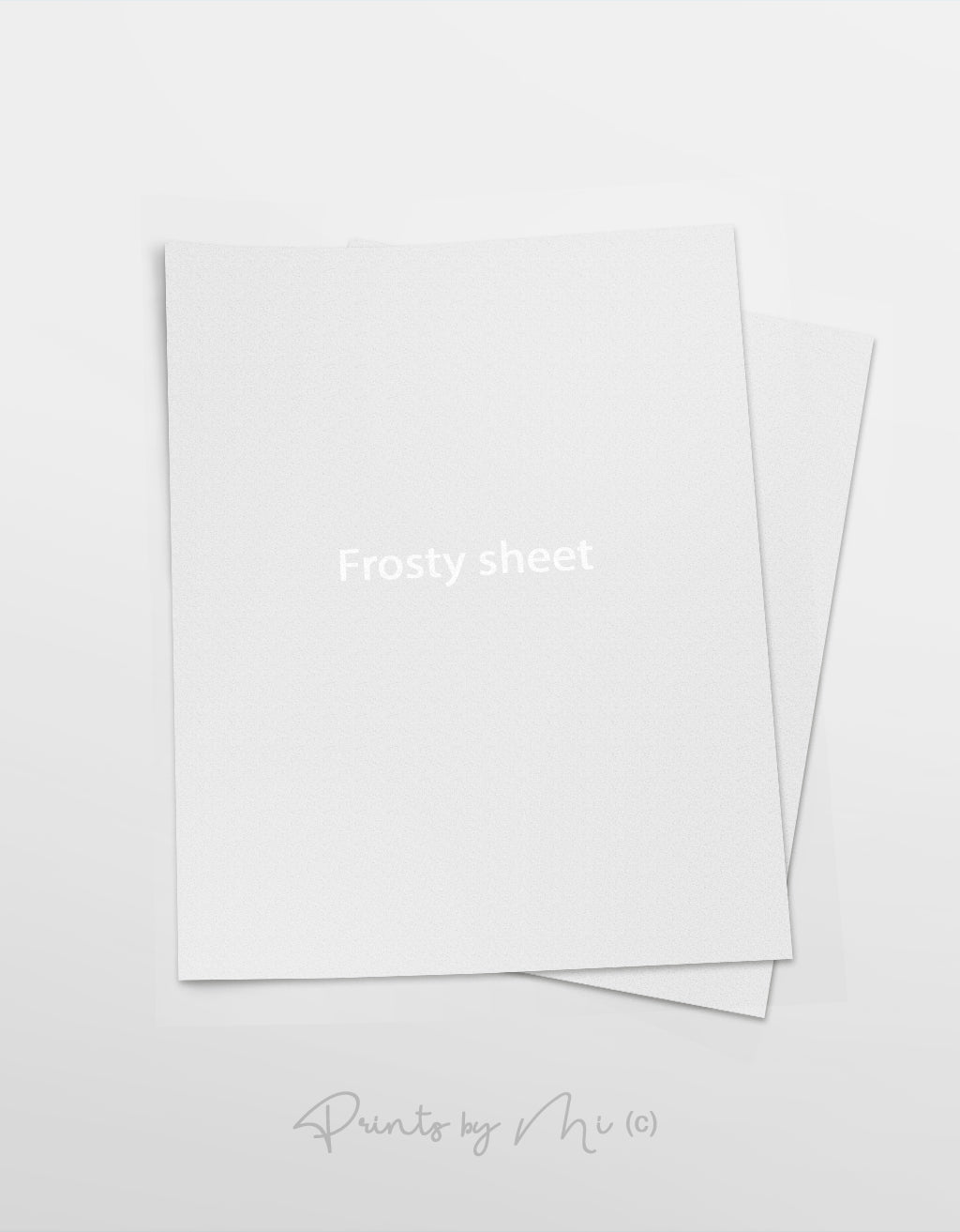 Frosty sheet