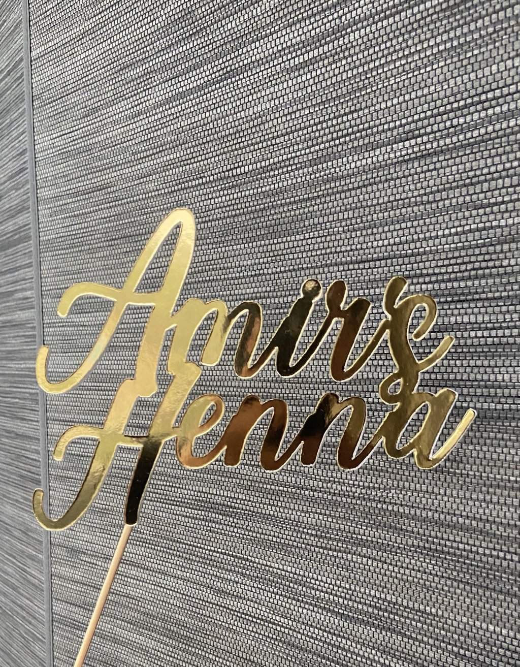Taarttopper Eigen Ontwerp - Sierletters freeshipping - Prints by Mi