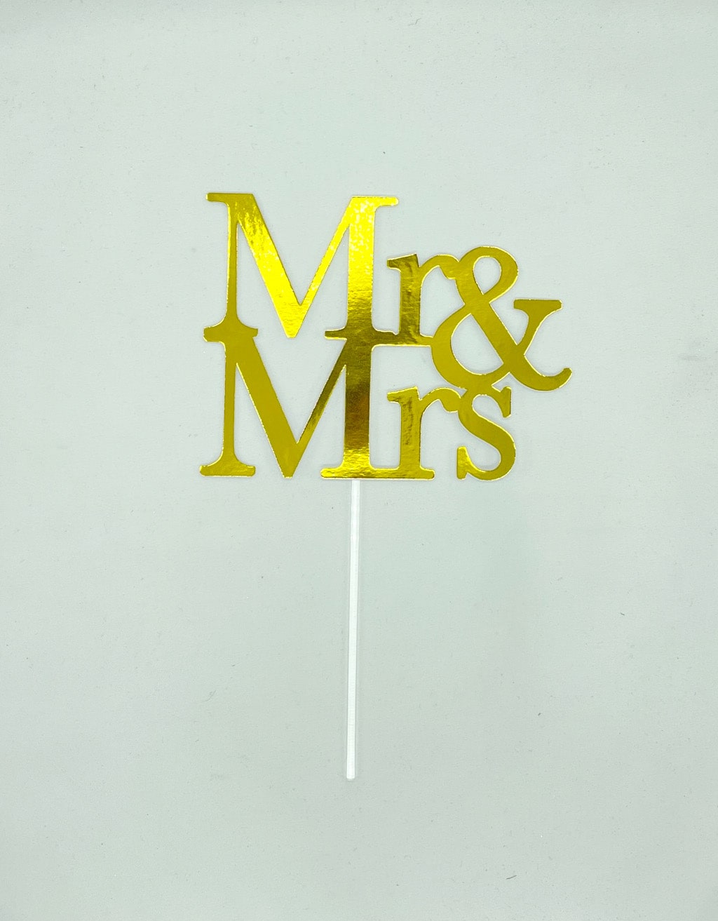 Taarttopper Mr & Mrs met achternaam
