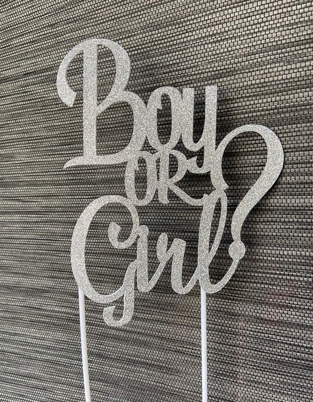Taarttopper Boy or Girl freeshipping - Prints by Mi
