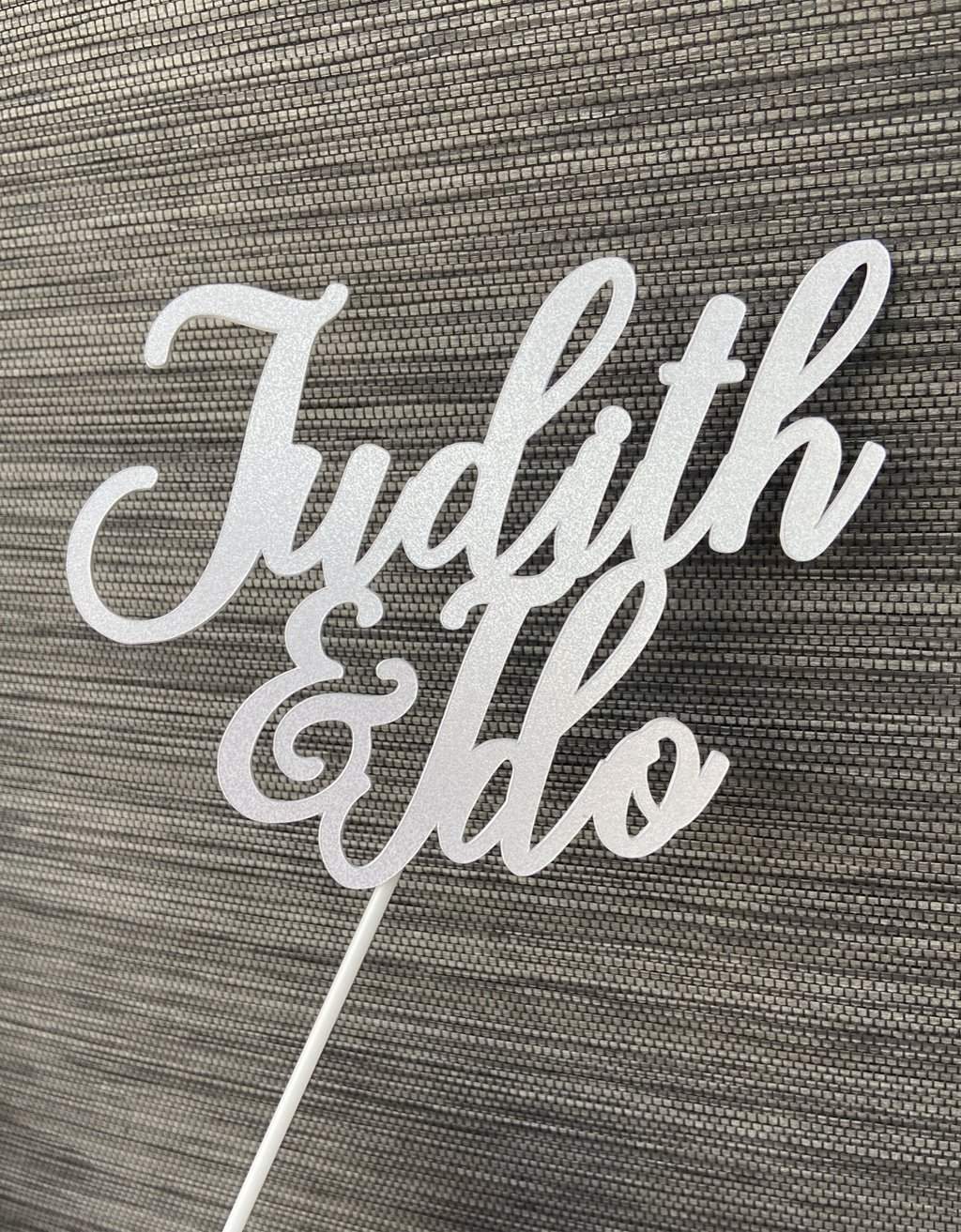 Taarttopper Eigen Ontwerp - Sierletters freeshipping - Prints by Mi
