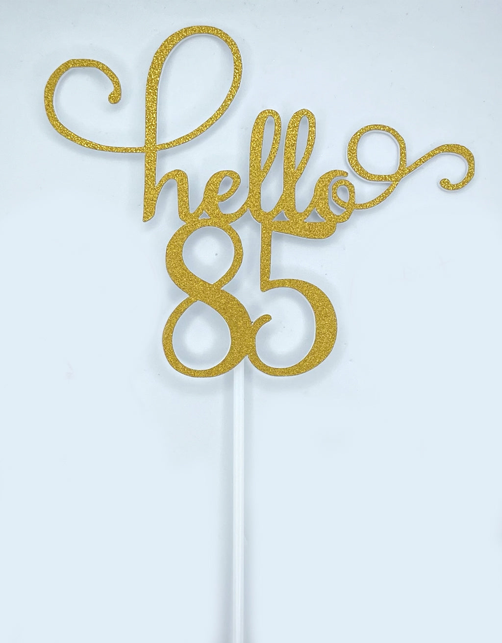 Taarttopper Hello met leeftijd freeshipping - Prints by Mi