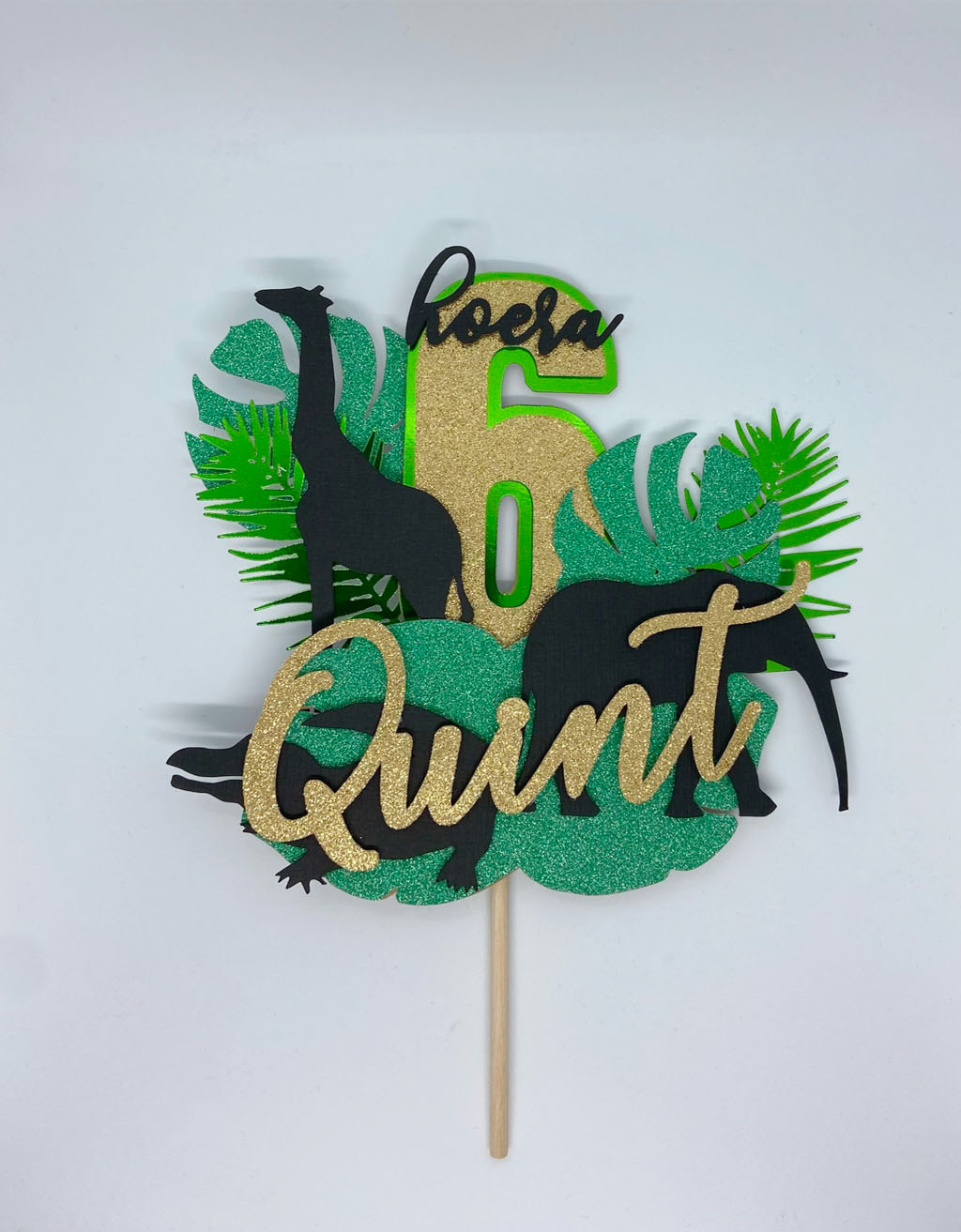 Taarttopper Jungle met Naam