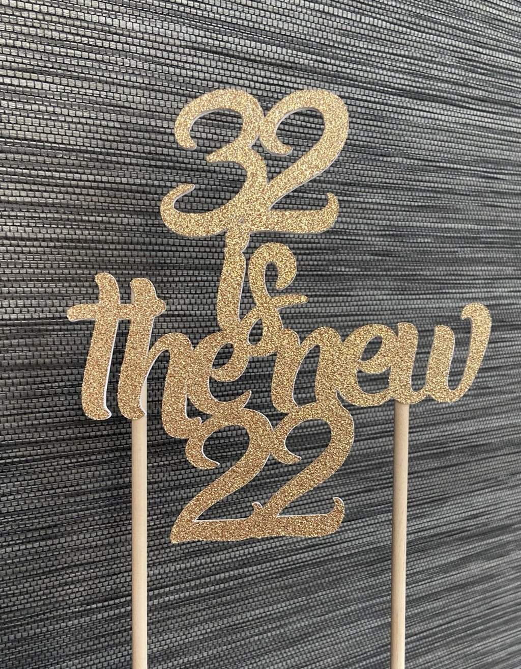 Taarttopper Eigen Tekst freeshipping - Prints by Mi