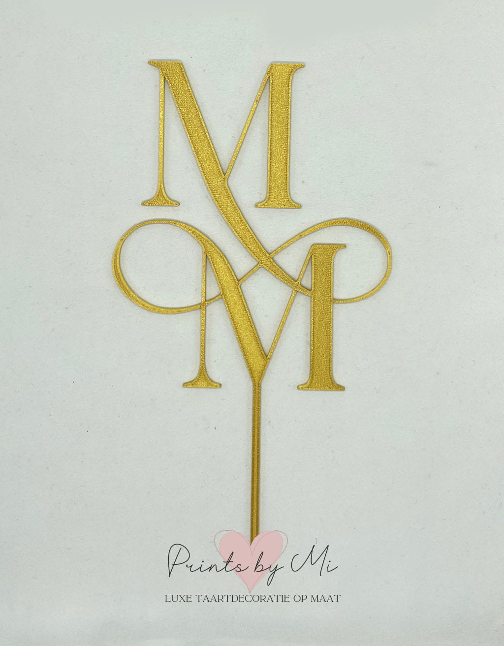 3D geprinte taartdecoratie