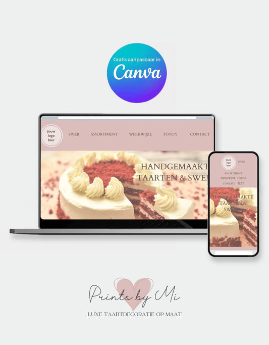 Canva Website Template 1