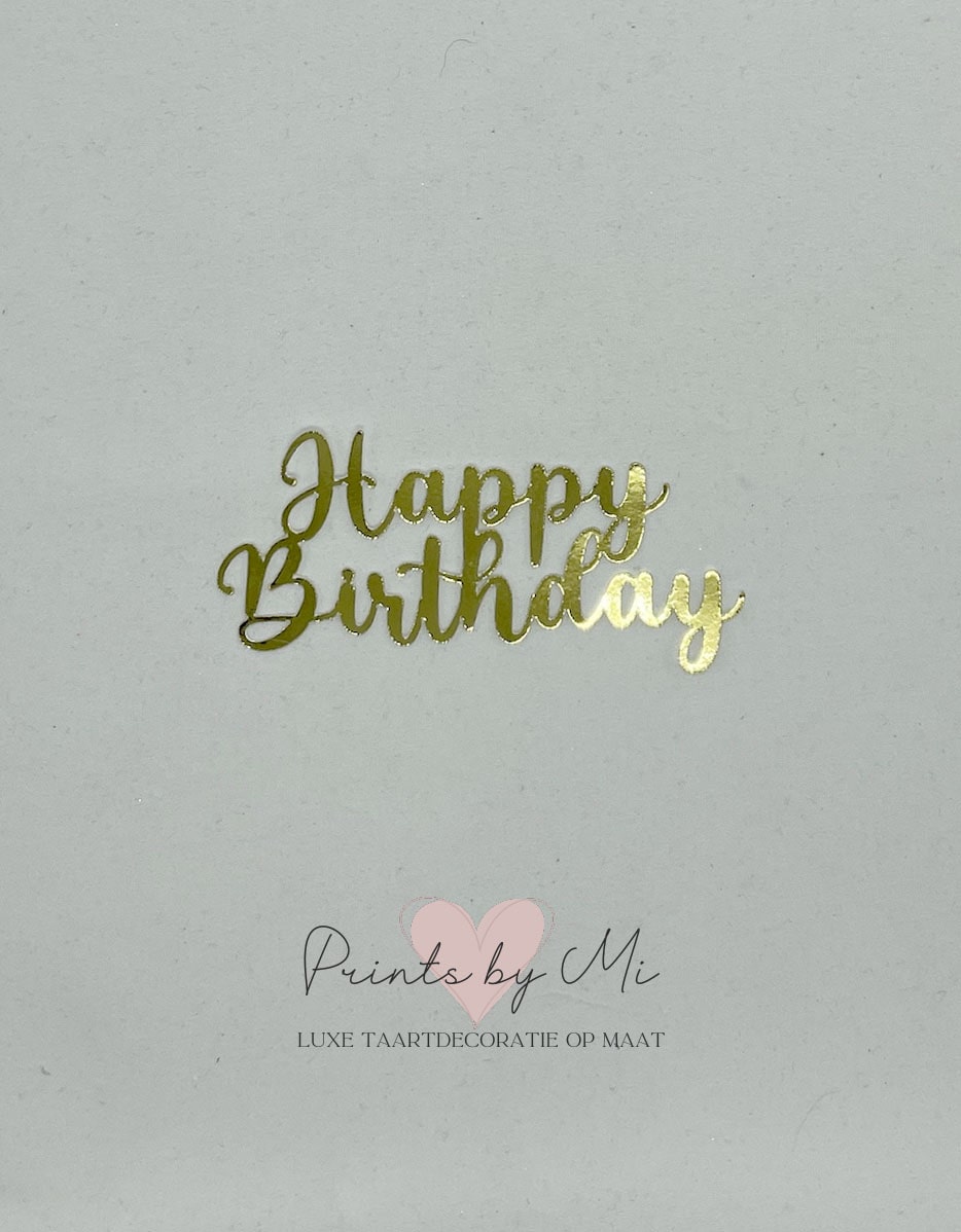 Side topper Happy Birthday – Prints by Mi