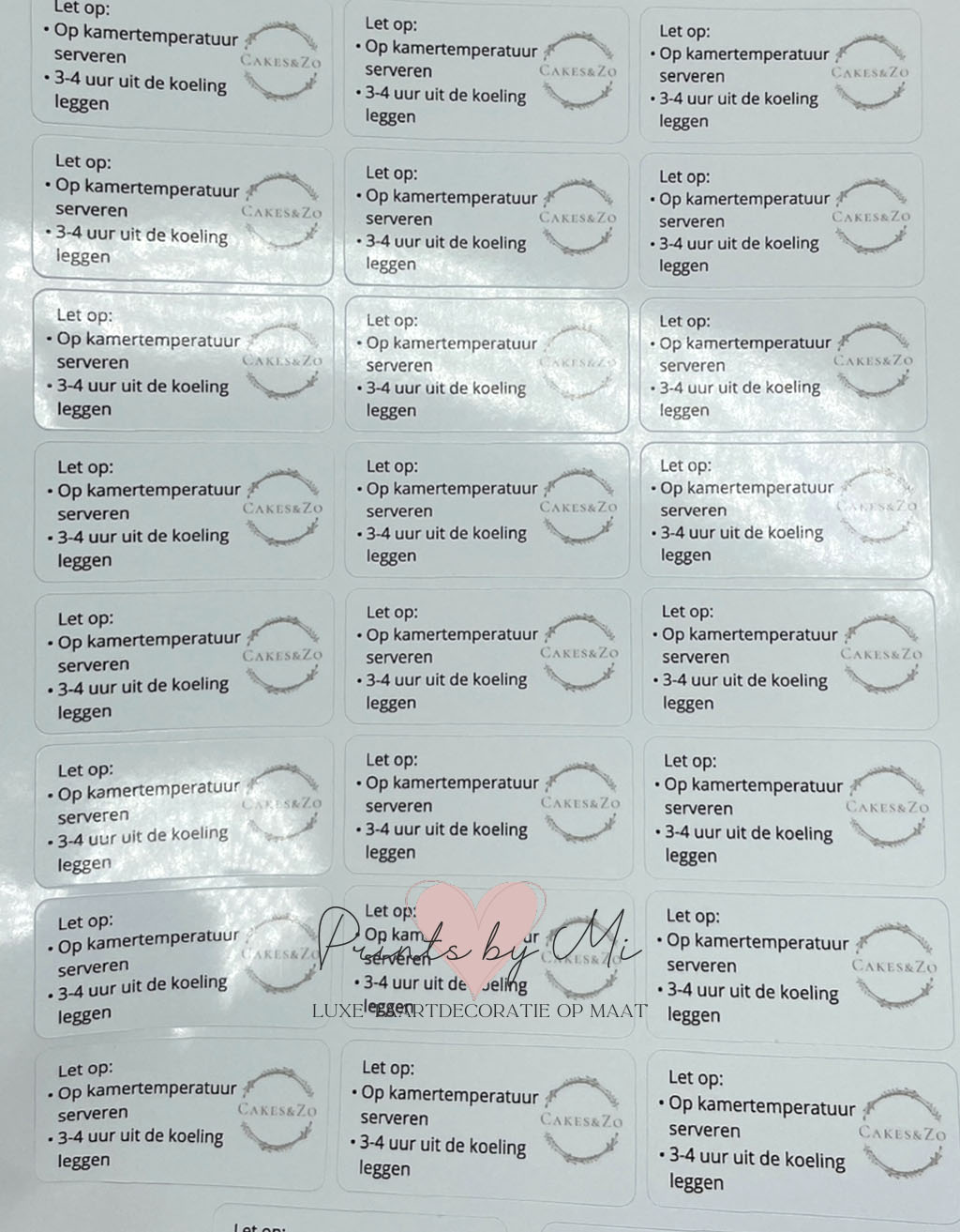 Stickers op maat - bedrijf