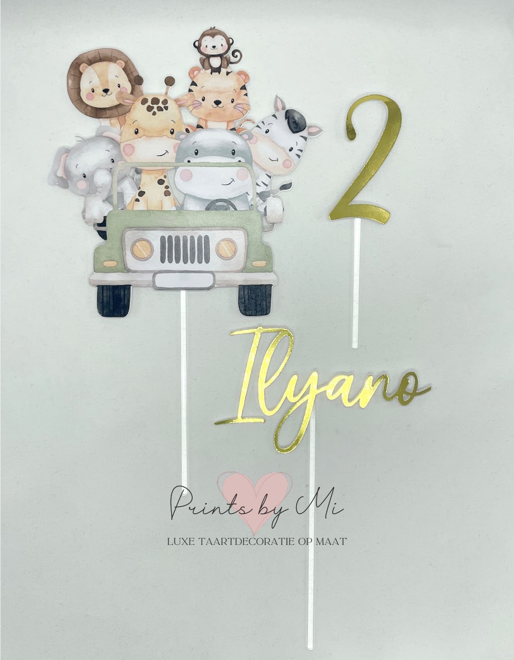 Taartdecoratie Jungle Safari