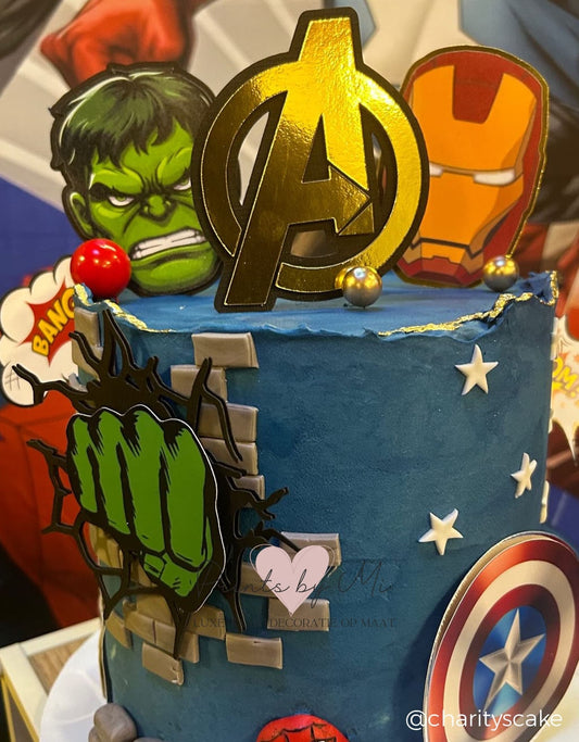 Taartdecoratie set Marvel