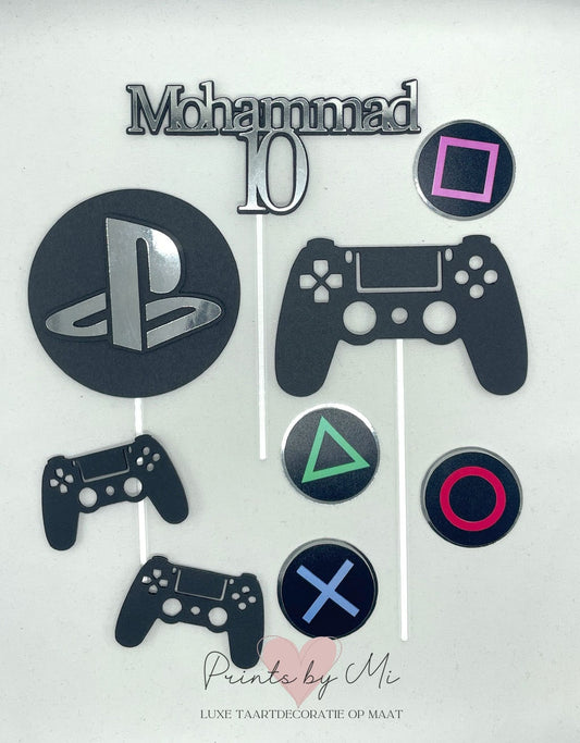 Taartdecoratie Playstation