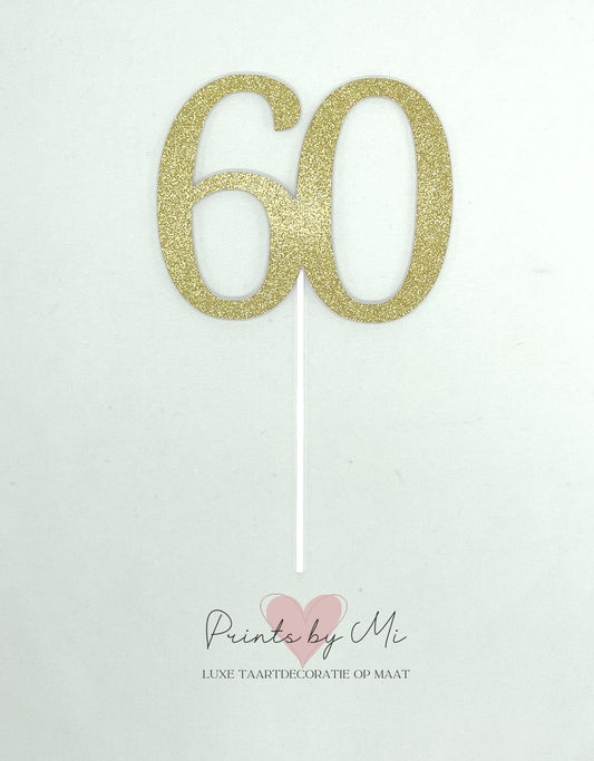 Taarttopper Cijfer leeftijd los