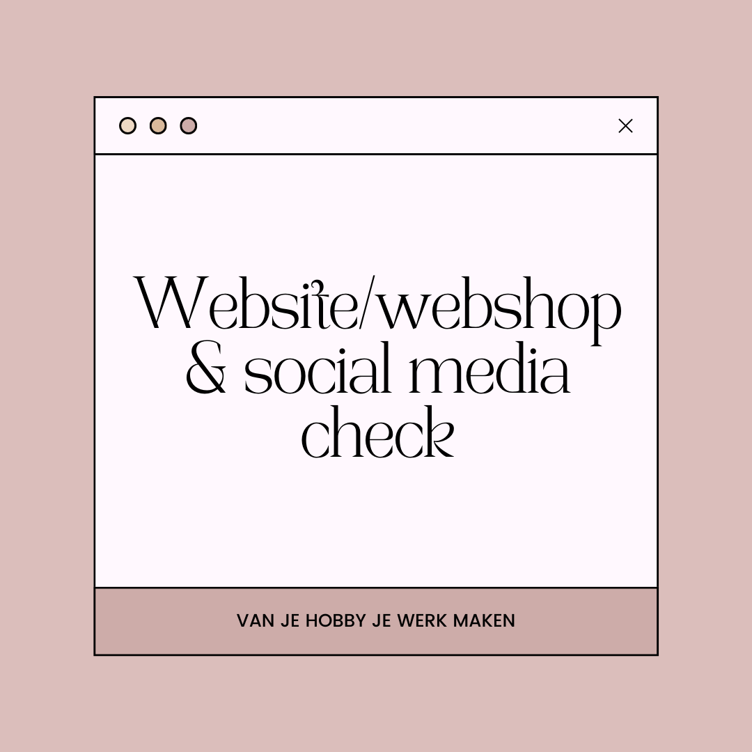 Website & social media check