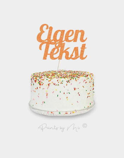 Taarttopper eigen ontwerp - retro freeshipping - Prints by Mi