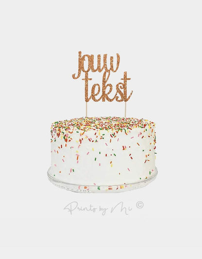 Cake Topper Eigen Ontwerp freeshipping - Prints by Mi